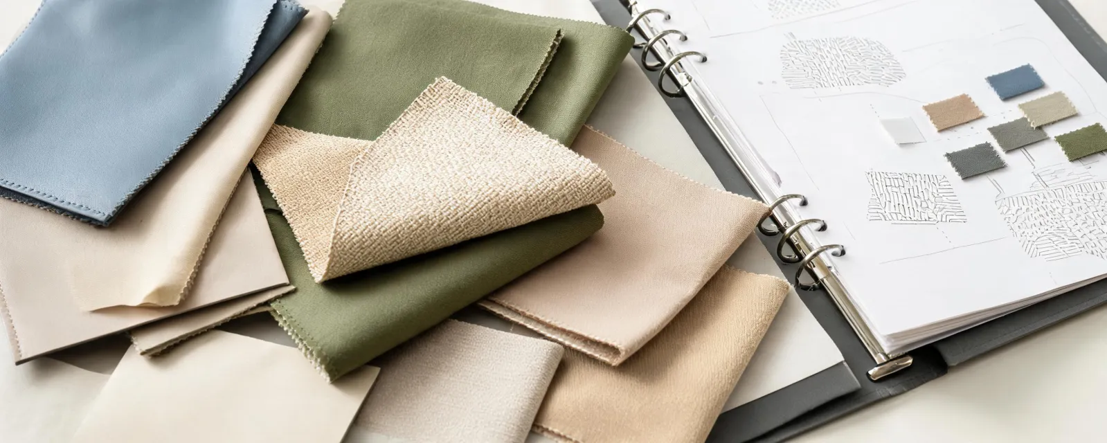 Layered coated upholstery material study